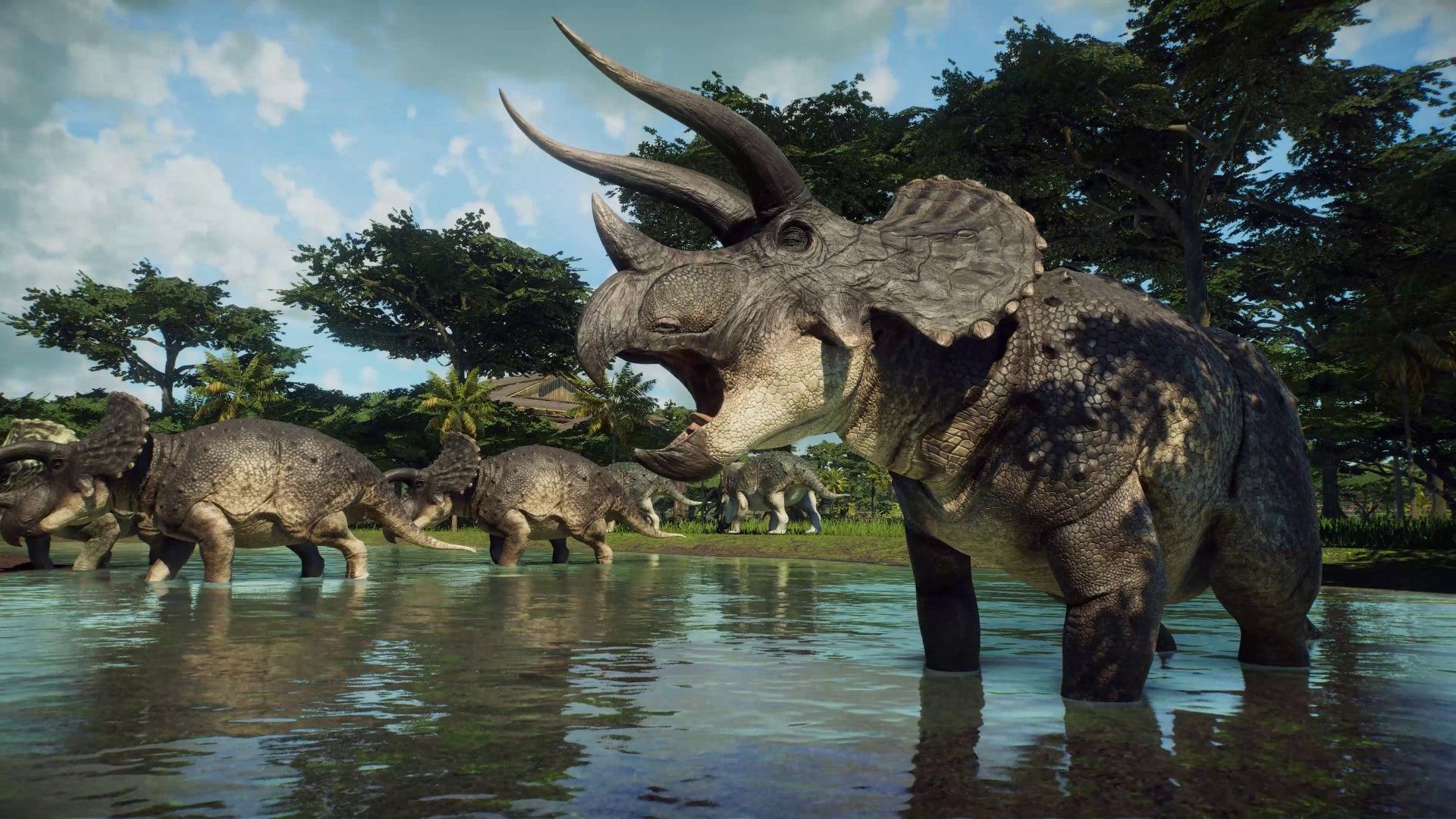 Triceratops in Prehistoric Kingdom