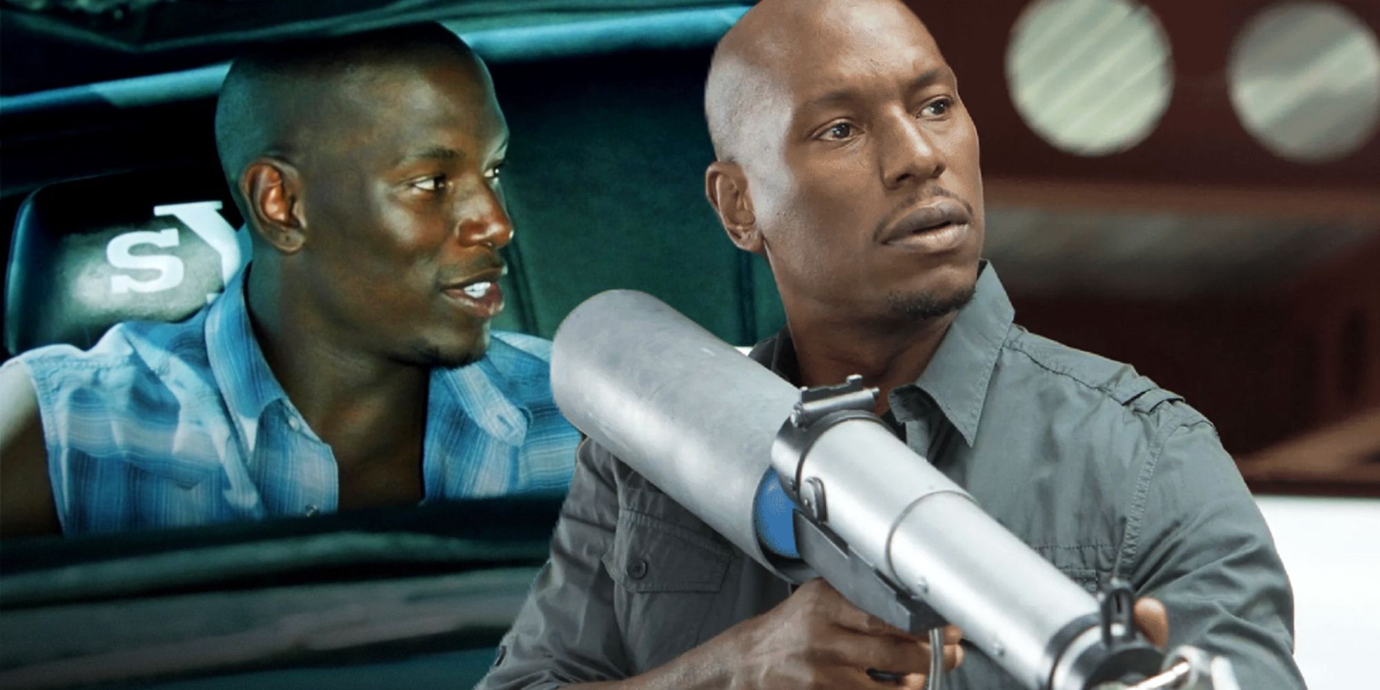 Tyrese as Roman Pearce in 2 Fast 2 Furious and Fast & Furious 6