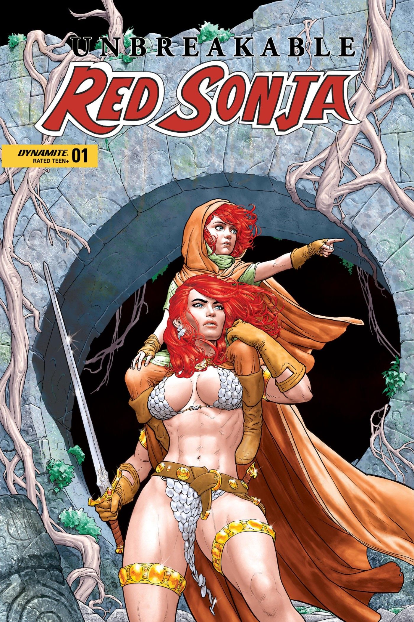 Unbreakable Red Sonja by Dynamite Comics