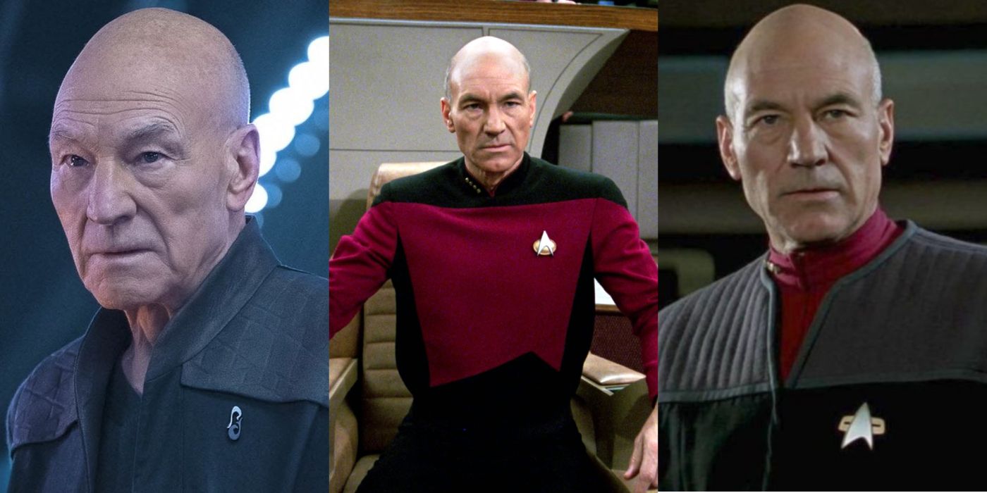 Various stills of Captain Picard from Star Trek the Next Generation