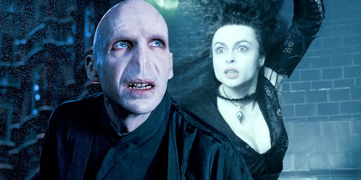 Voldemort and Belltrix Lestrange in Harry Potter
