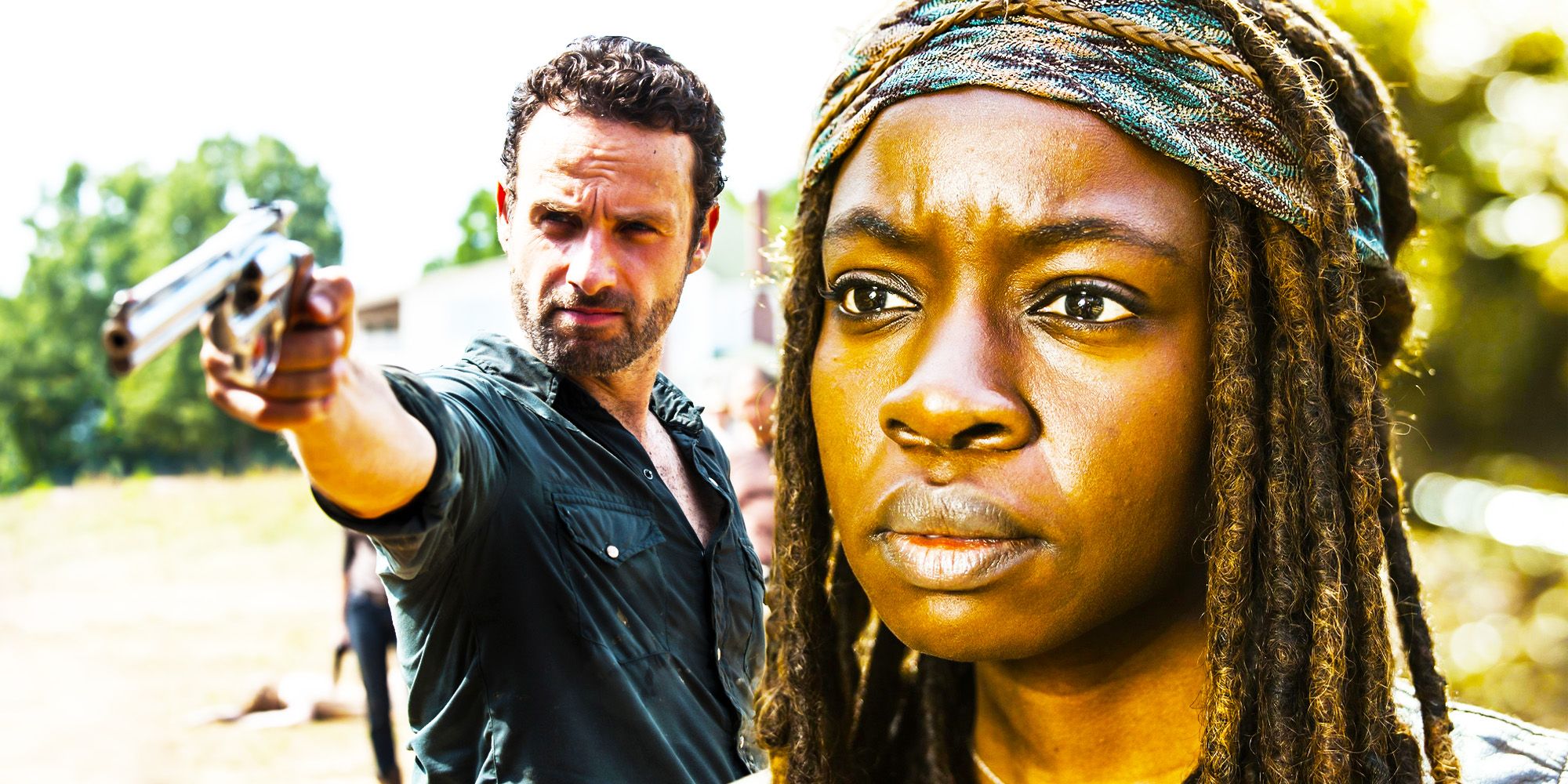 The Story For Rick & Michonne's Walking Dead Show Has Us Concerned