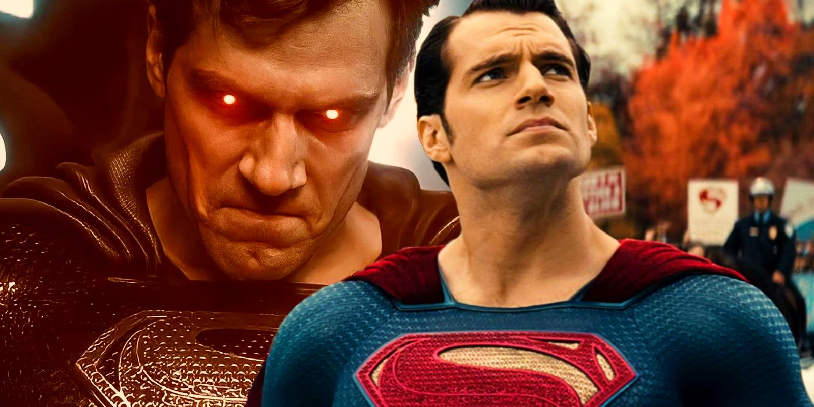 Henry Cavill as Superman in the DCEU
