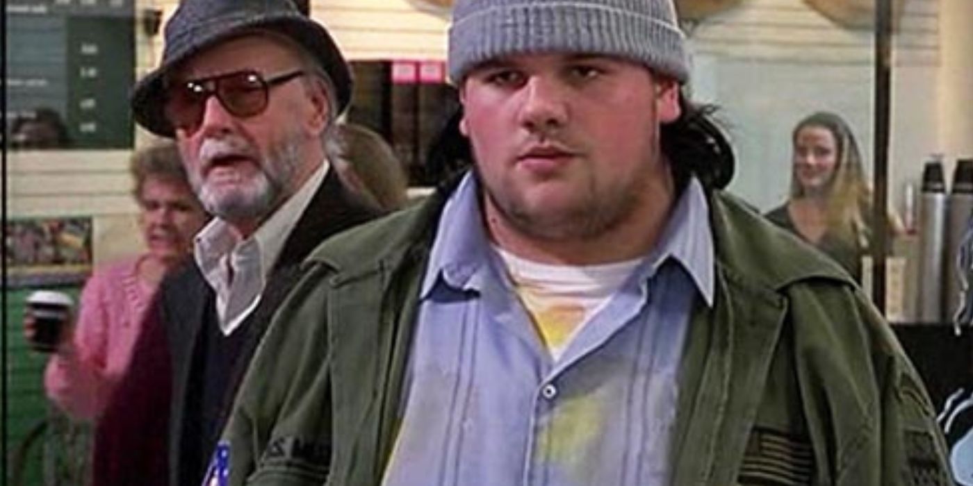 William Black looking confused in Clerks.