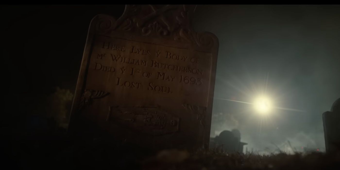 Willy Butcherson's grave in Hocus Pocus 2 trailer
