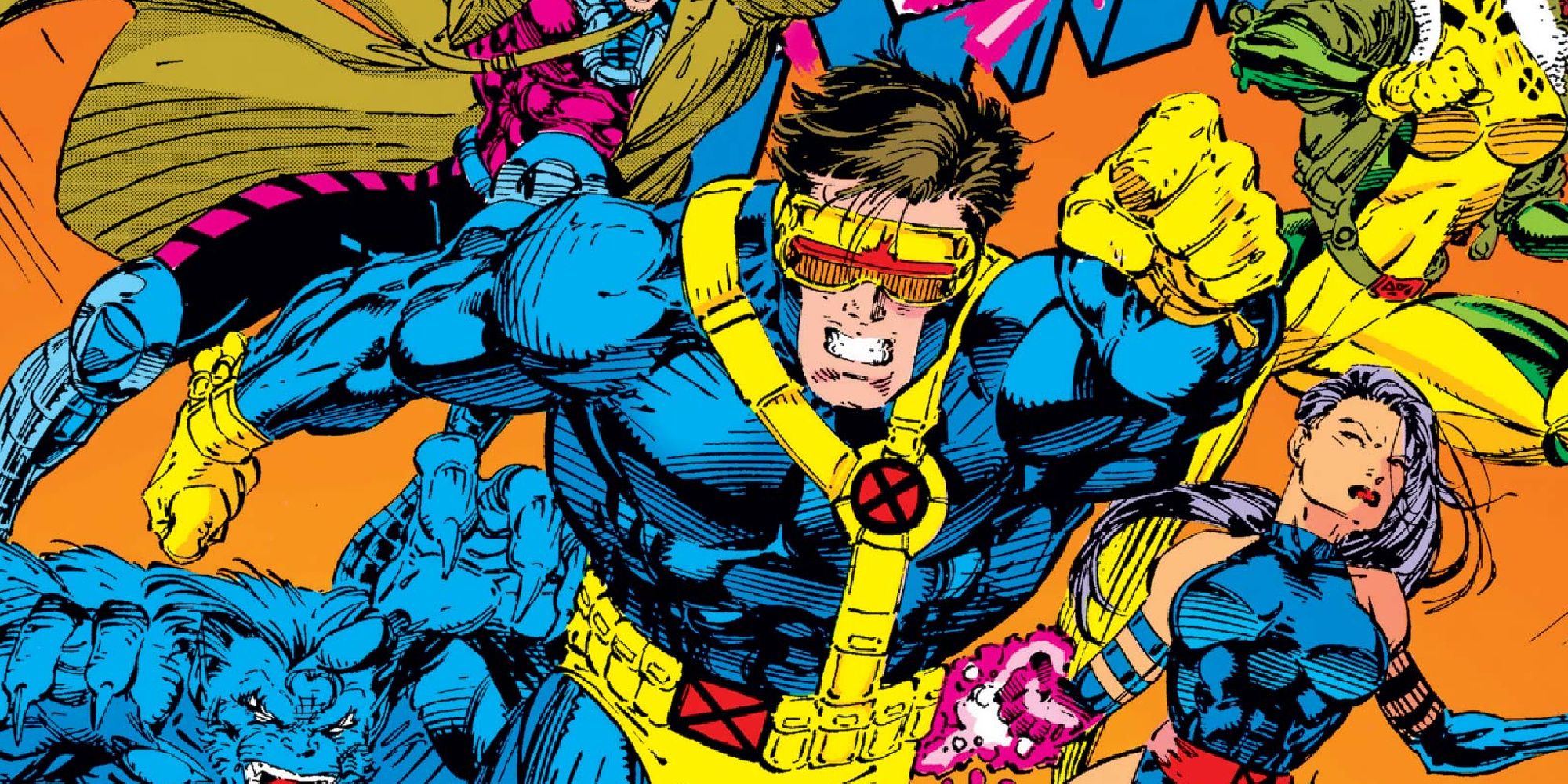 X-Men Blue team assembles in Marvel Comics.