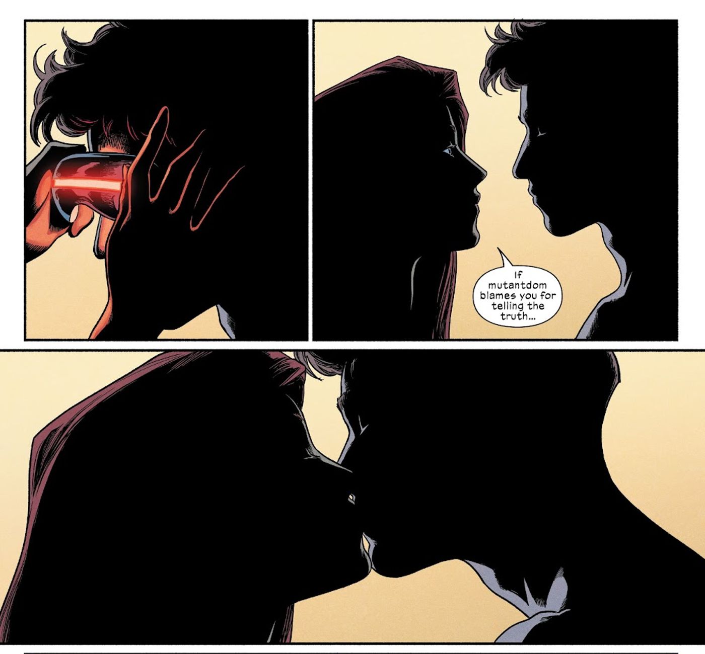 X Men Cyclops and Jean Grey Kiss 1