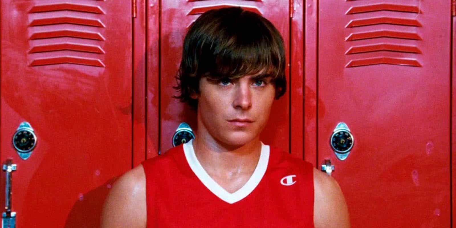 Zac Efron as Troy Bolton in High School Musical