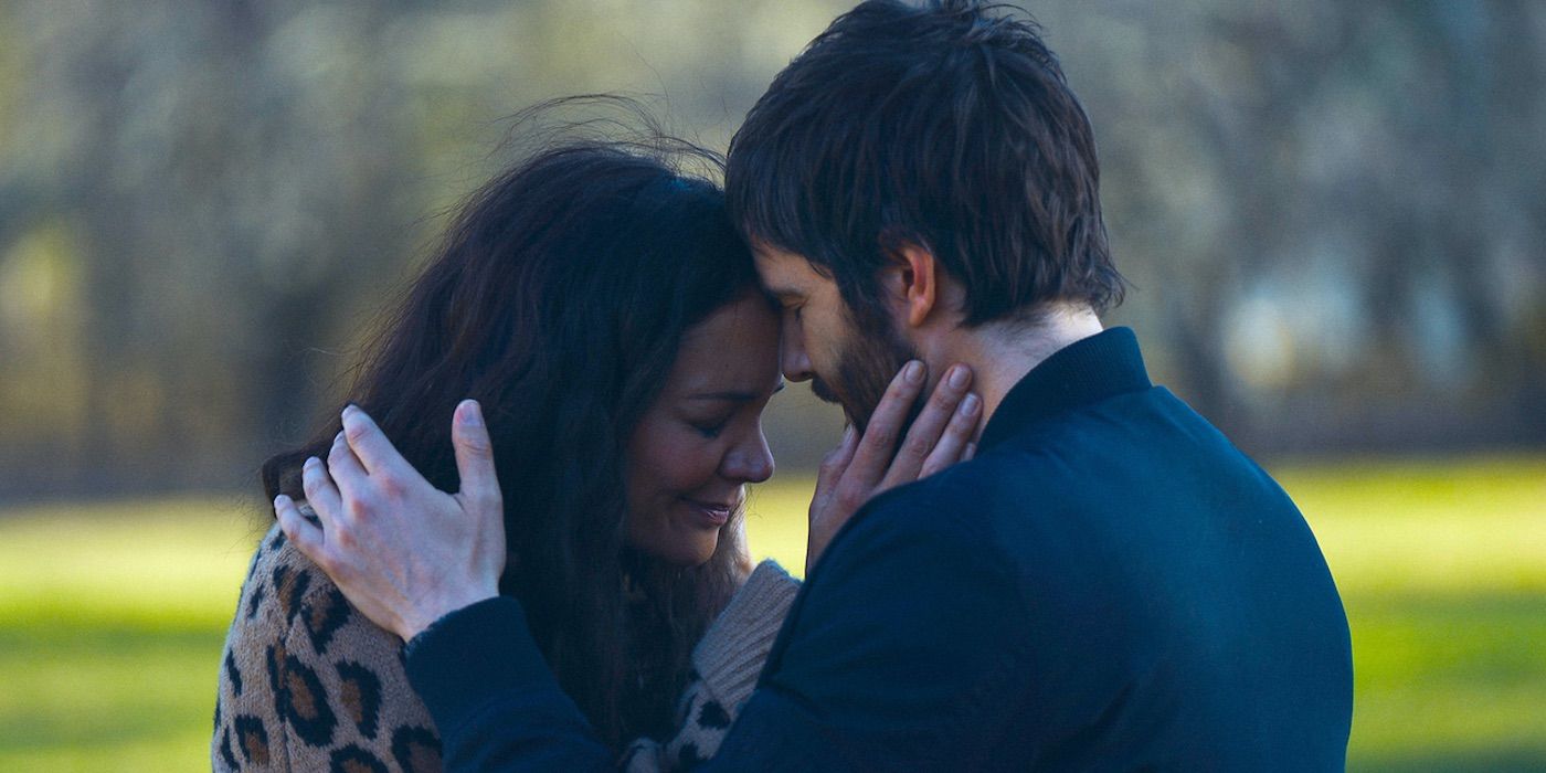 Katie Holmes and Jim Sturgess in Alone Together
