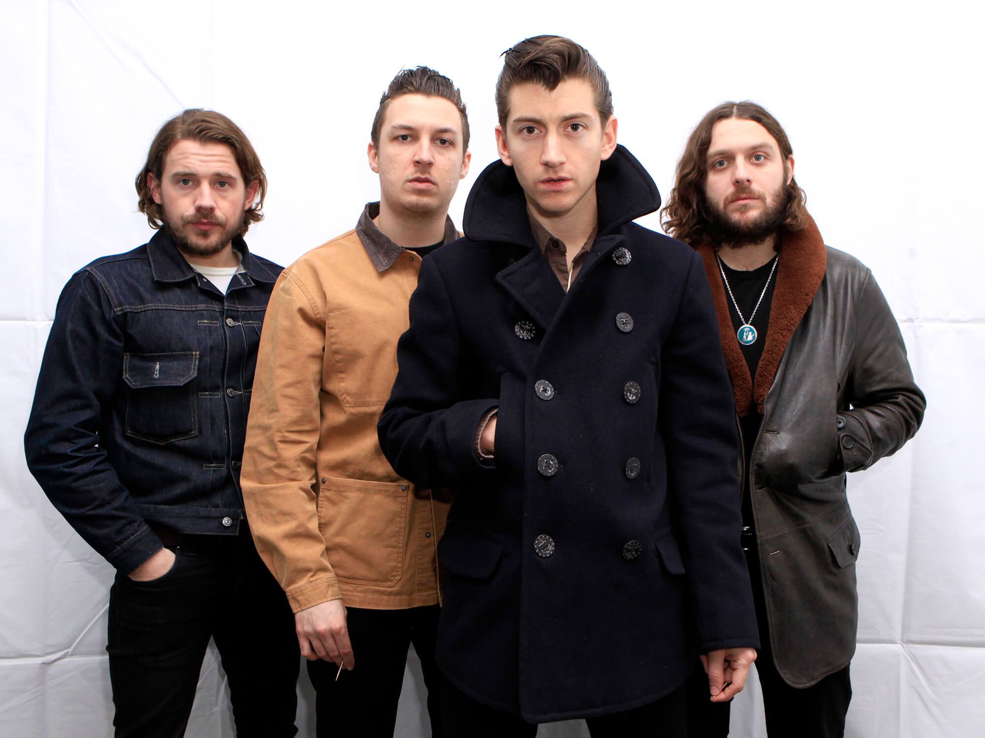 The four members of the band Arctic Monkeys.