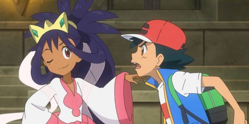 Ash Ketchum and Iris in Pokemon Master Journeys