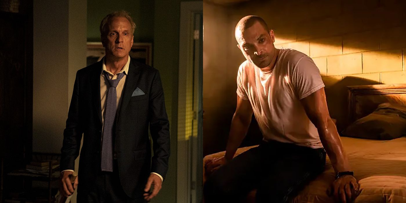 Split image of Howard and Nacho from Better Call Saul.
