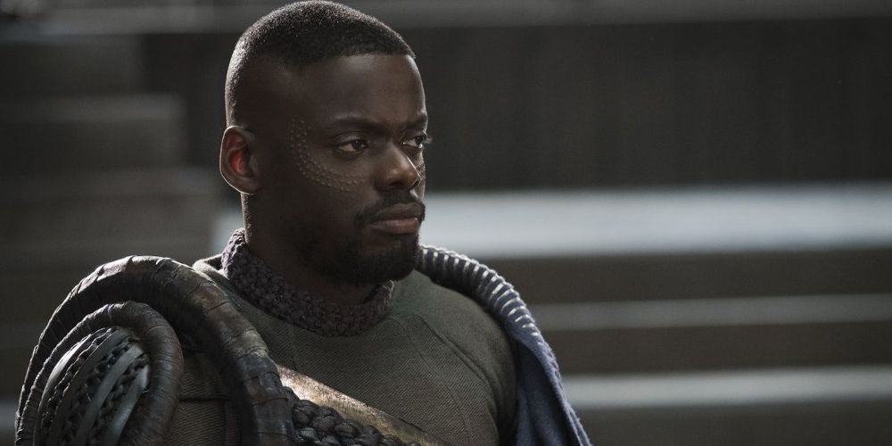 W'Kabi gives a stern look in Black Panther