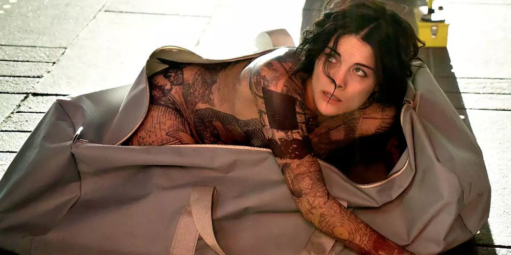 Jane appears naked in a duffel bag in Blindspot