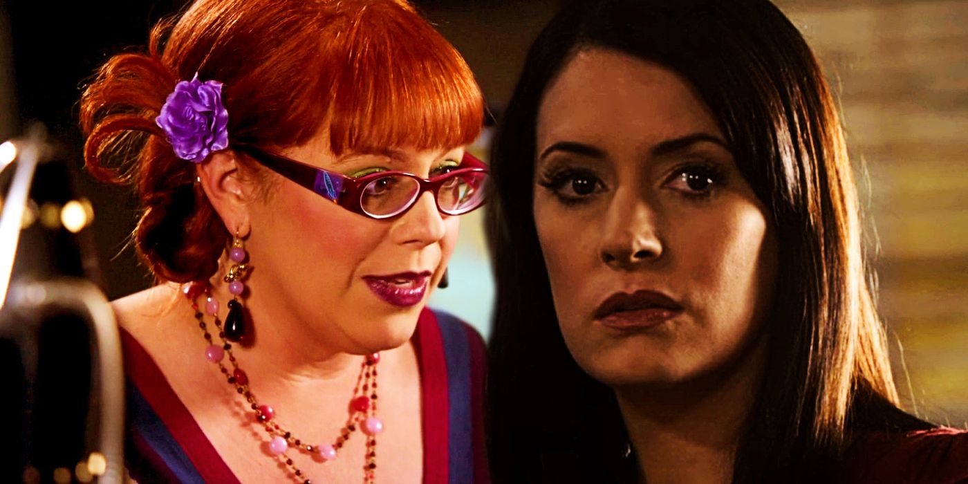 Kirsten Vangsness as Penelope Garcia and Paget Brewster as Emily Prentiss on Criminal Minds
