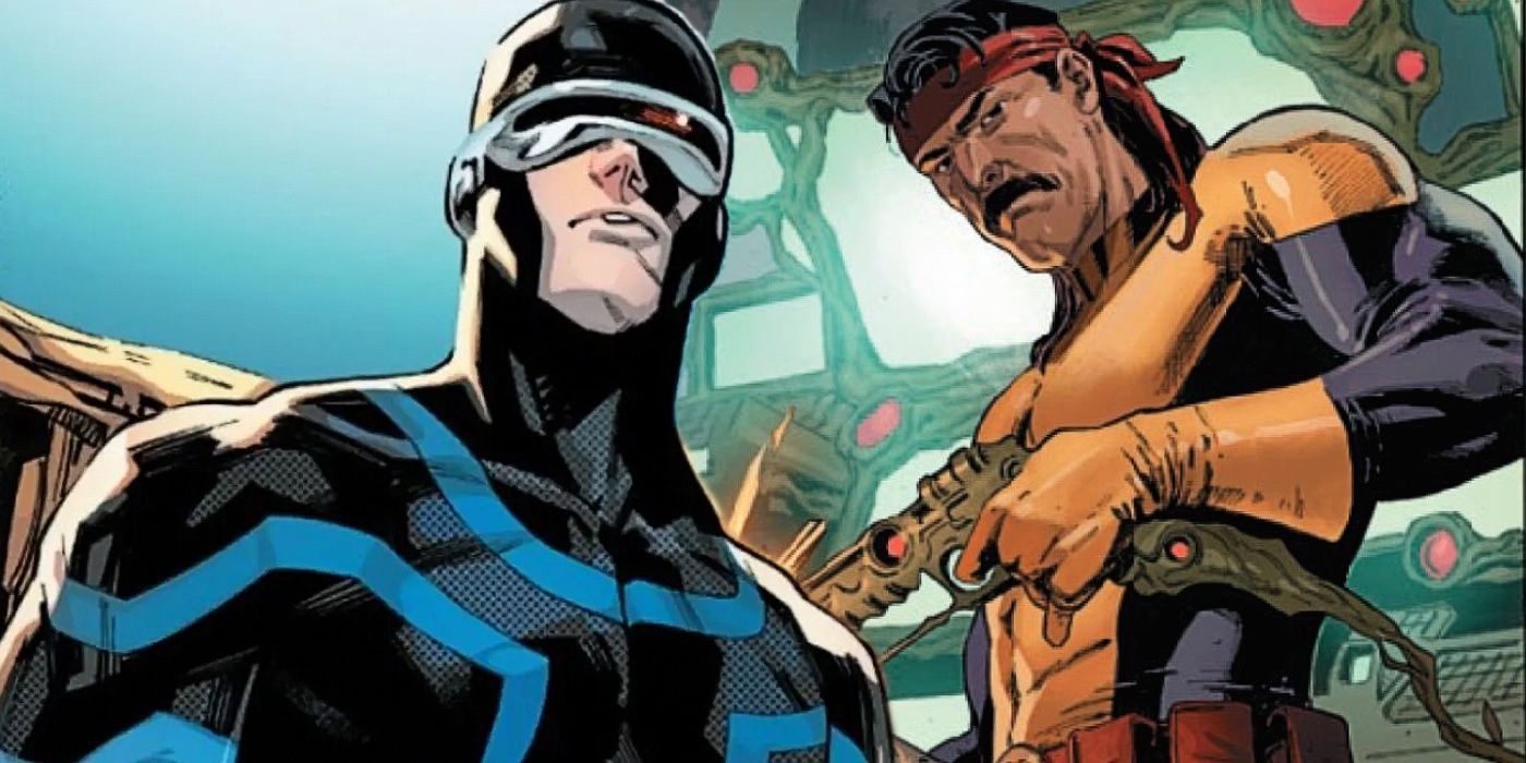 X-Men's Cyclops and Forge together