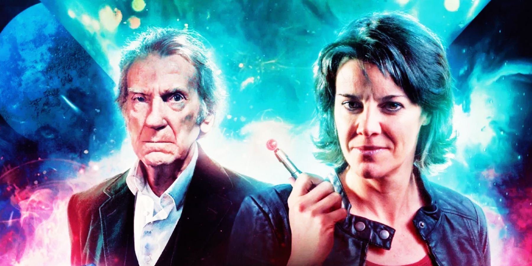 David Warner and Lisa Bowerman as the Unbound Doctor and Bernice Summerfield for Big Finish