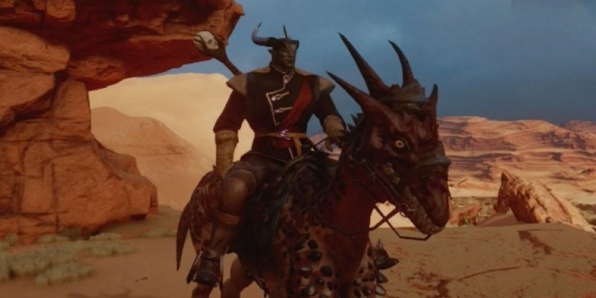 dragon age dracolisk being ridden