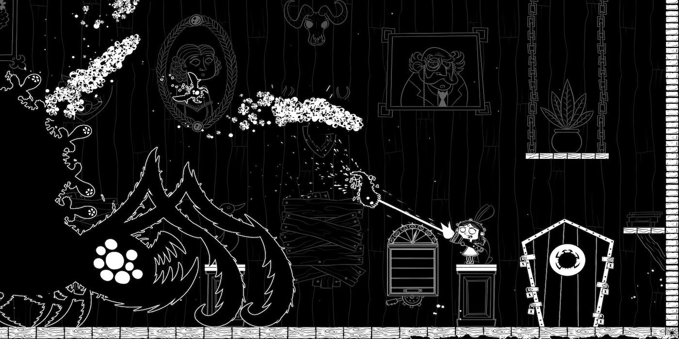A screenshot from the game Eyes in the Dark