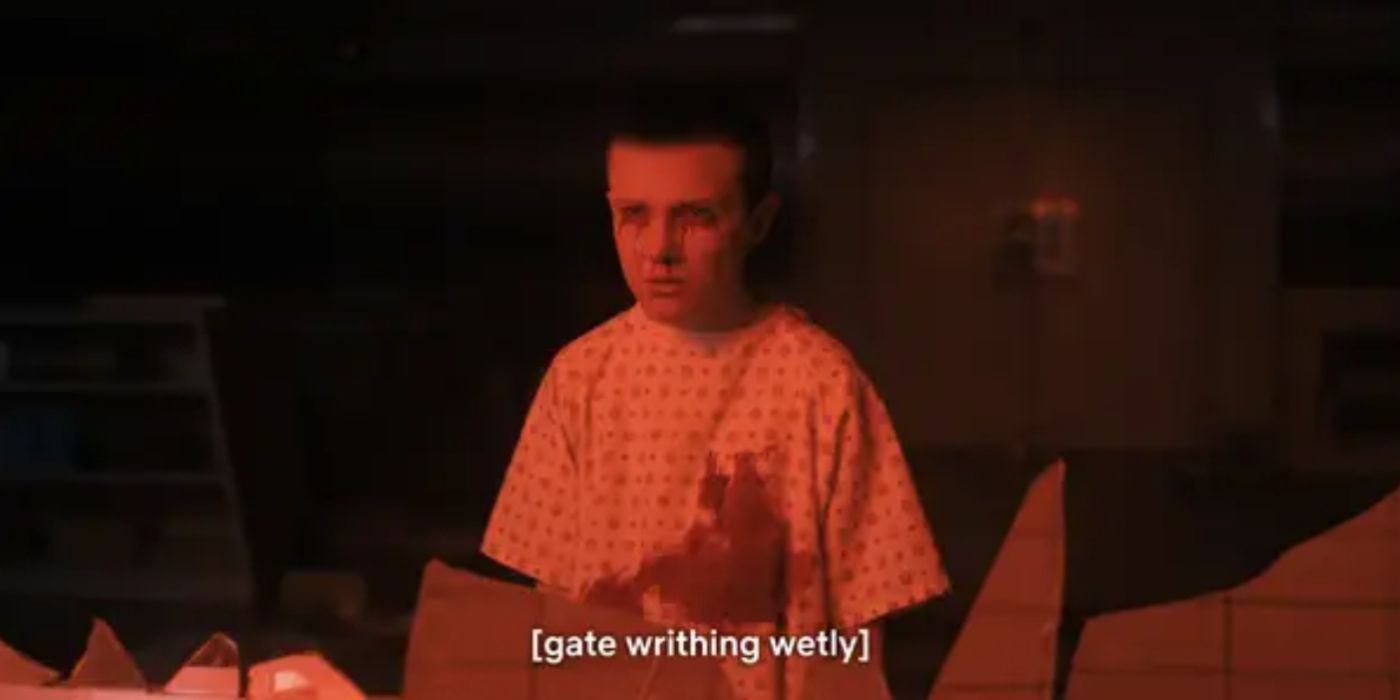[gate writhing wetly] subtitle in Game Of Thrones