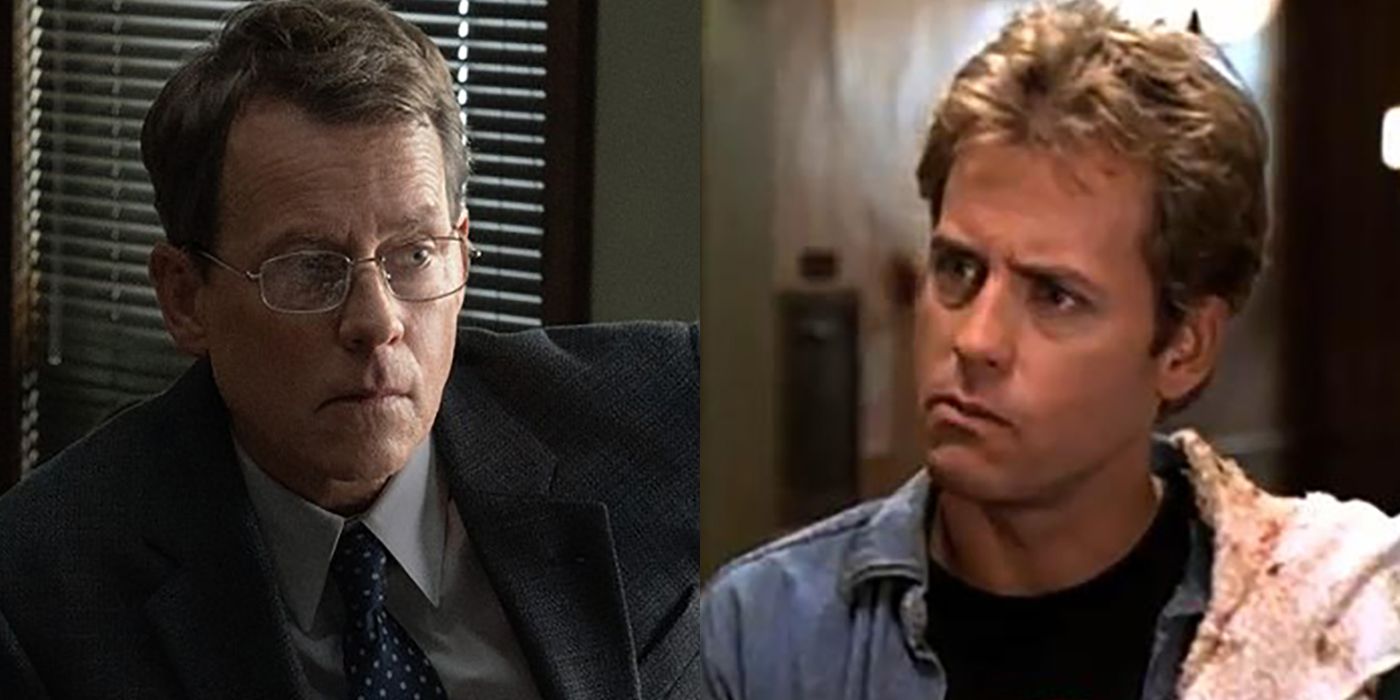 Split image of Greg Kinnear in Black Bird and As Good As It Gets.