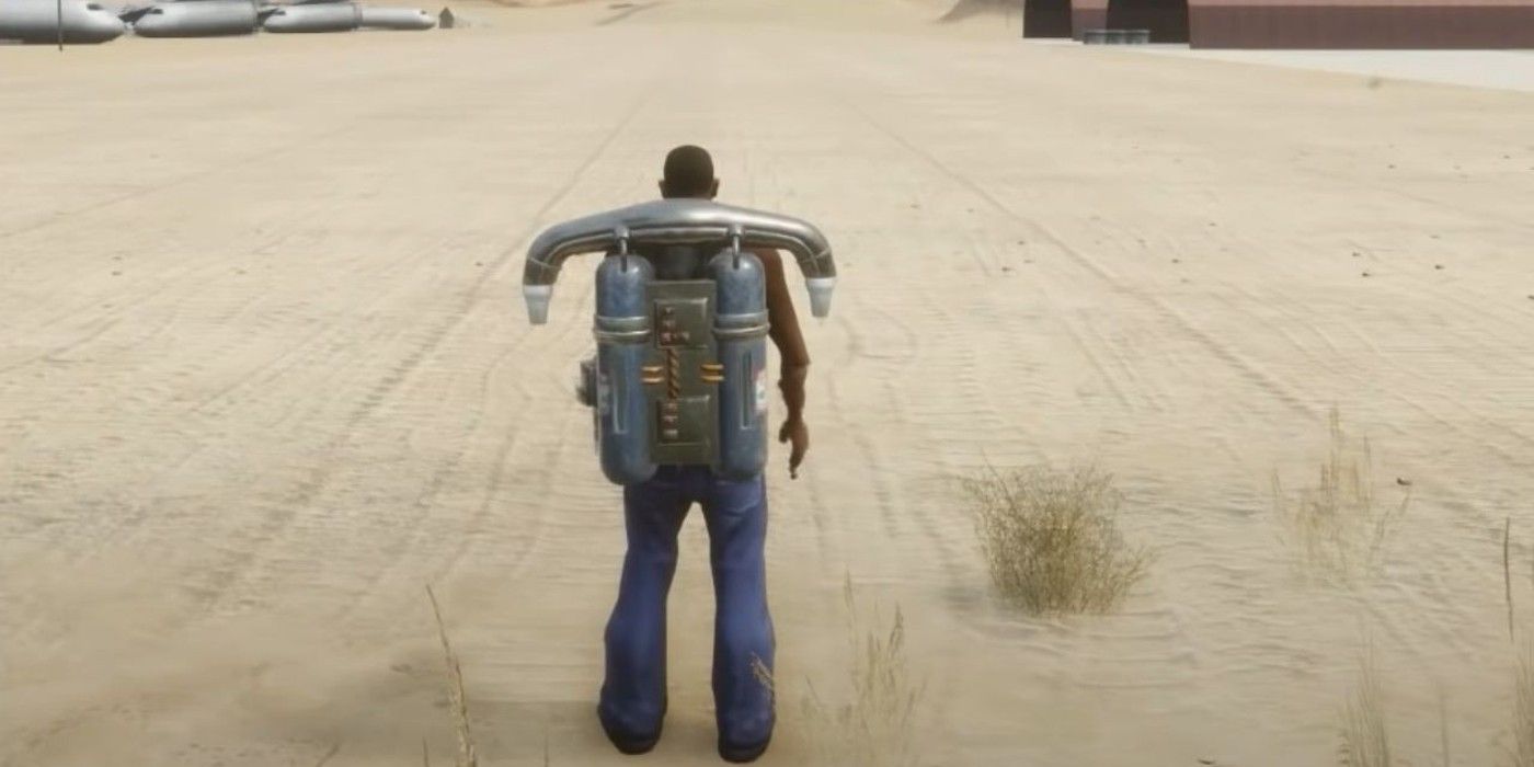 What places can GTA San Andreas players can use the jetpack to reach?