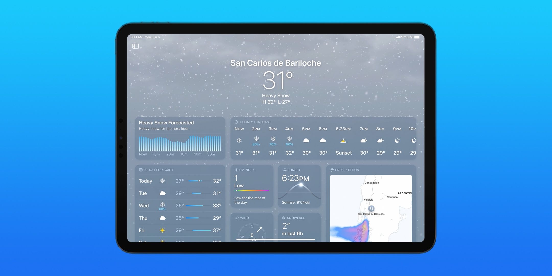 iOS 16's Weather App