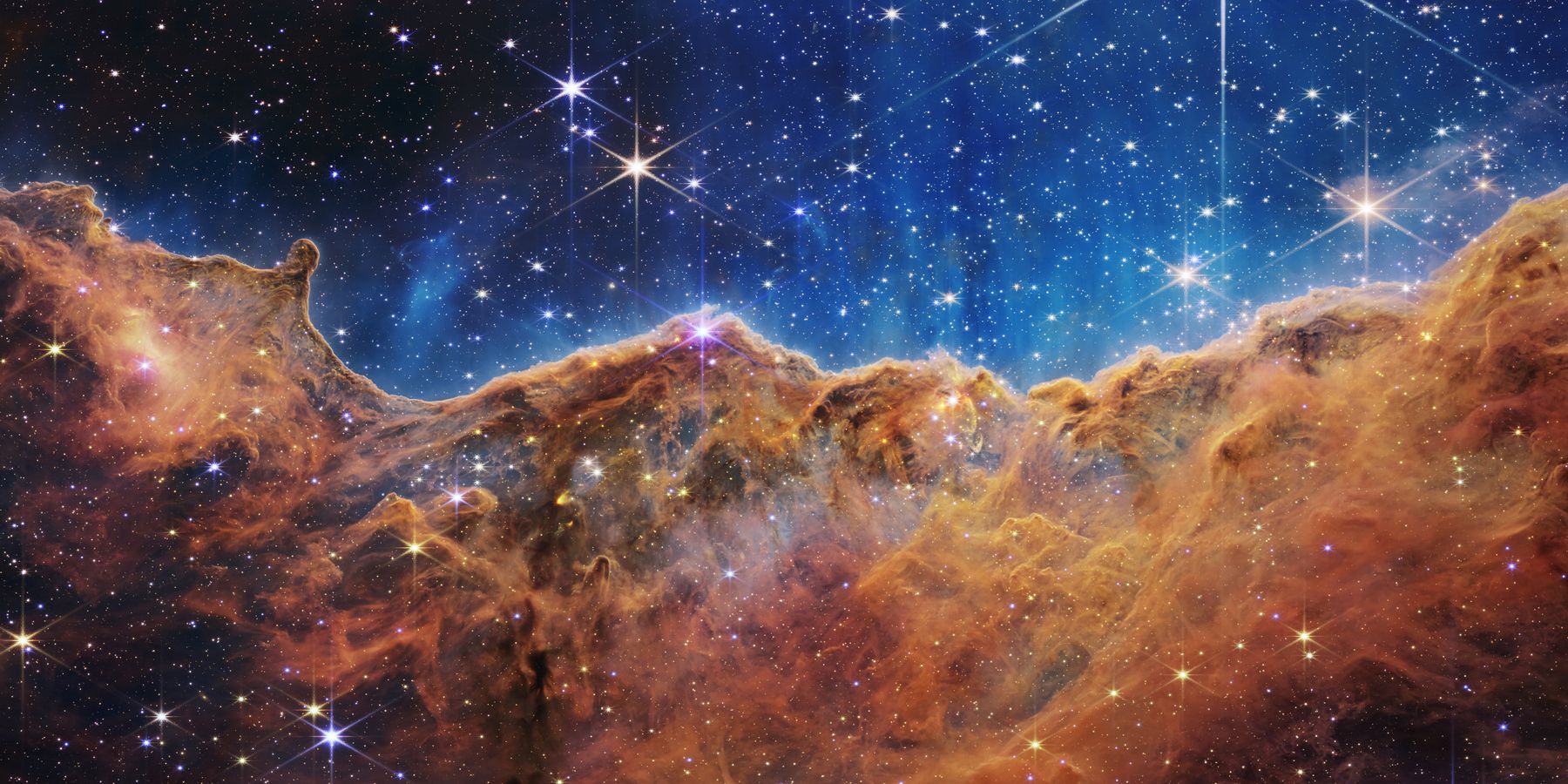 Stellar nursery in Carina nebula