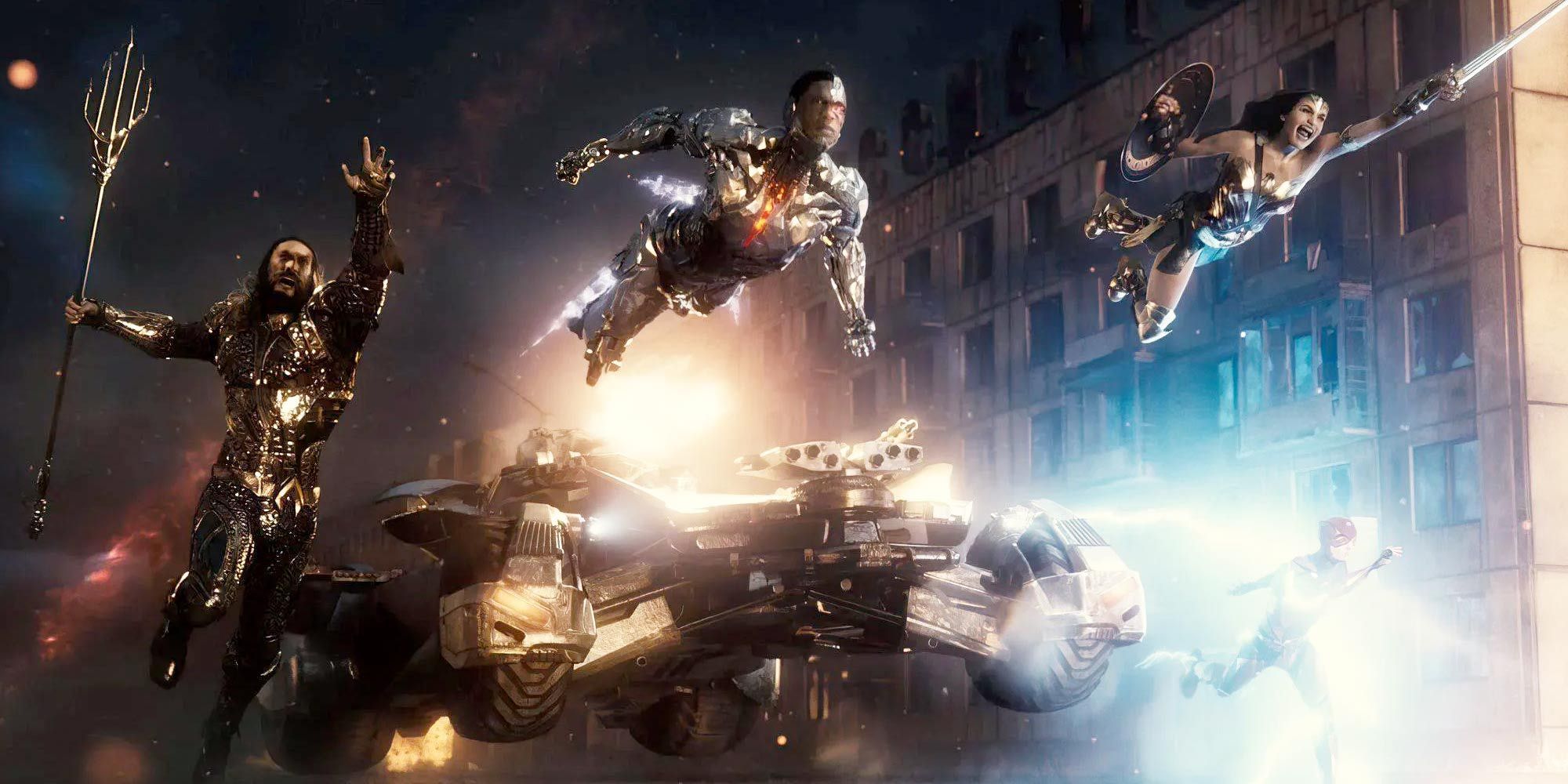 zack snyder&rsquo;s justice league team shot