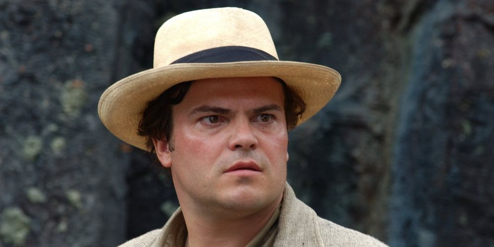 Carl wears a Panama hat in King Kong