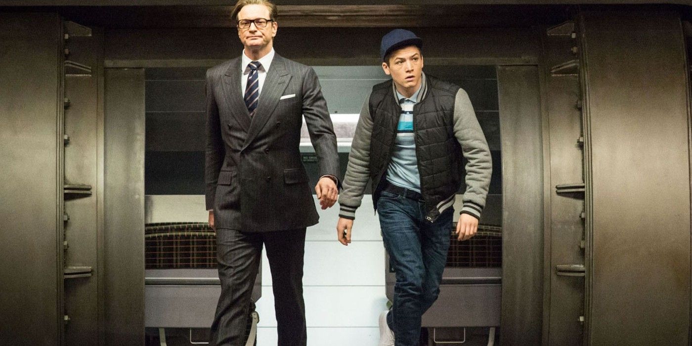 Eggsy and Harry in Kingsman