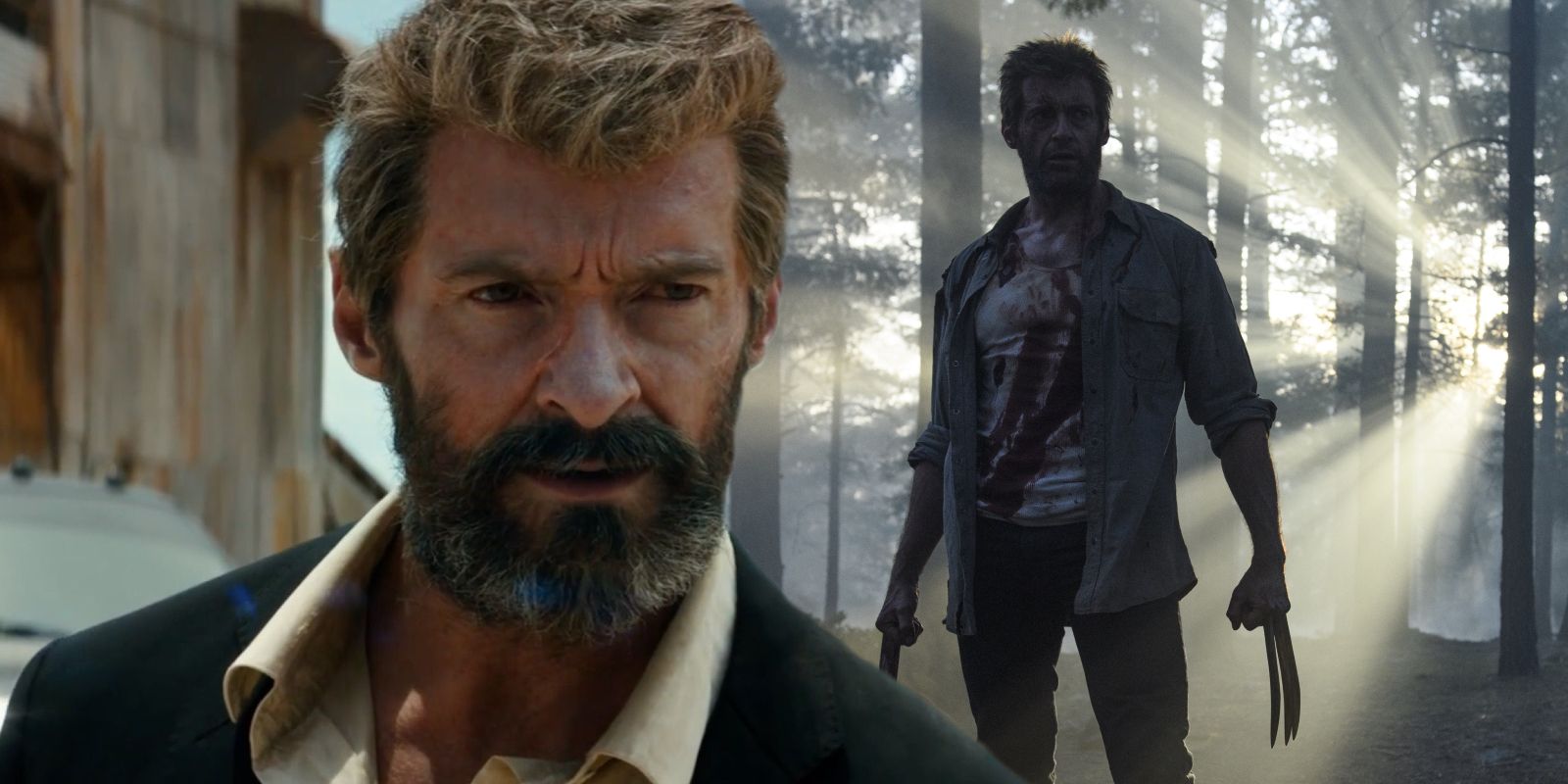 Hugh Jackman as Logan/Wolverine in Logan