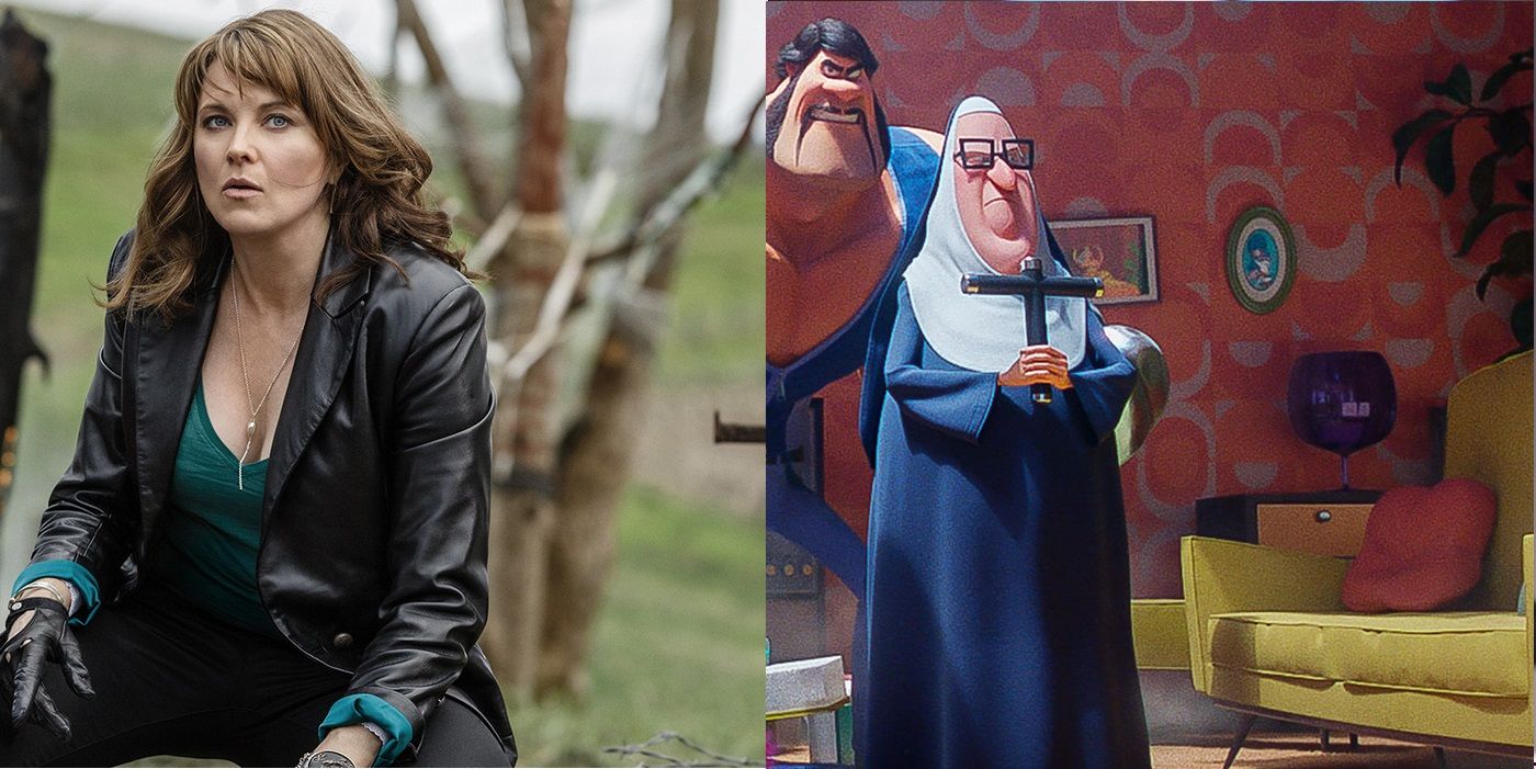 Lucy Lawless as Nunchuck in Minions: The Rise of Gru.