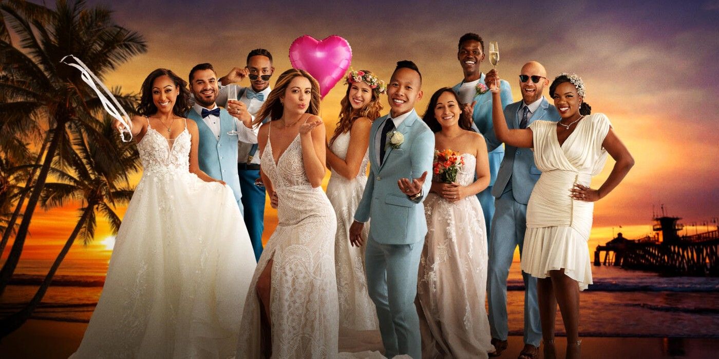 married at first sight season 15 cast promo shot with sunset background