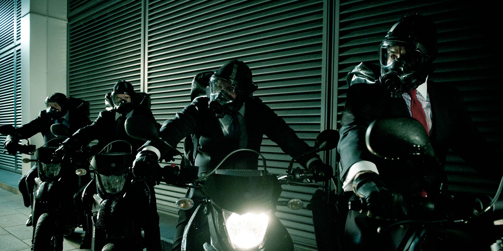 A gang of motorcycle thieves in Welcome To The Punch