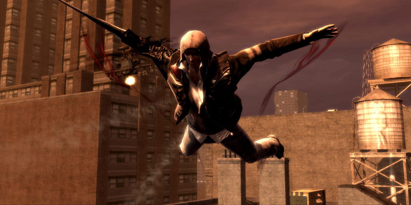 A screenshot of Alex Mercer in the game Prototype