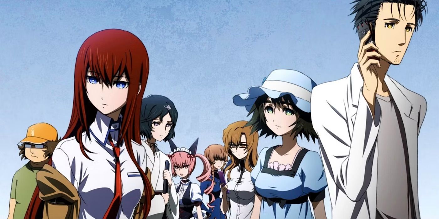 A promotional image for the Steins;Gate anime
