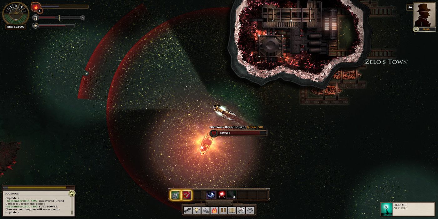 A screenshot from the game Sunless Sea