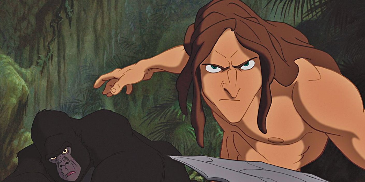 Tarzan defends Kercheck from Sabor.