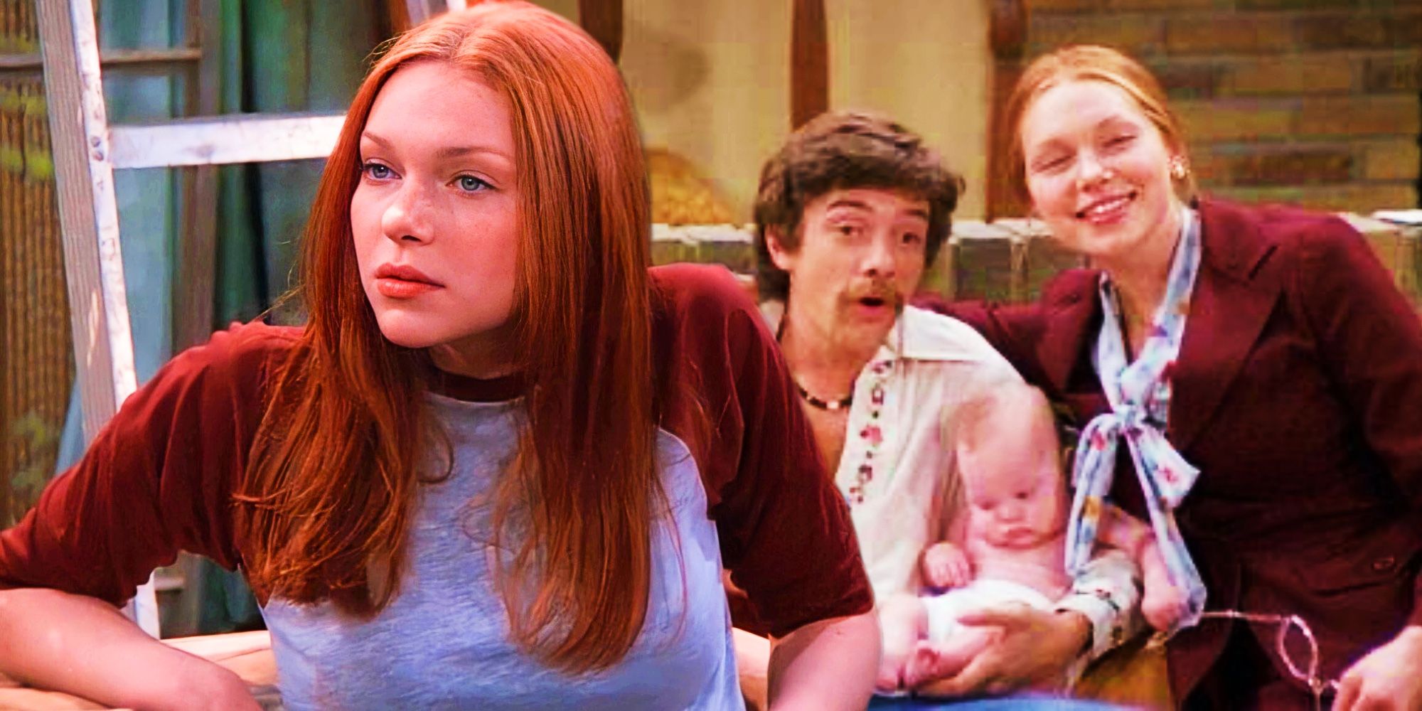 Donna and Eric with babies in That '70s Show