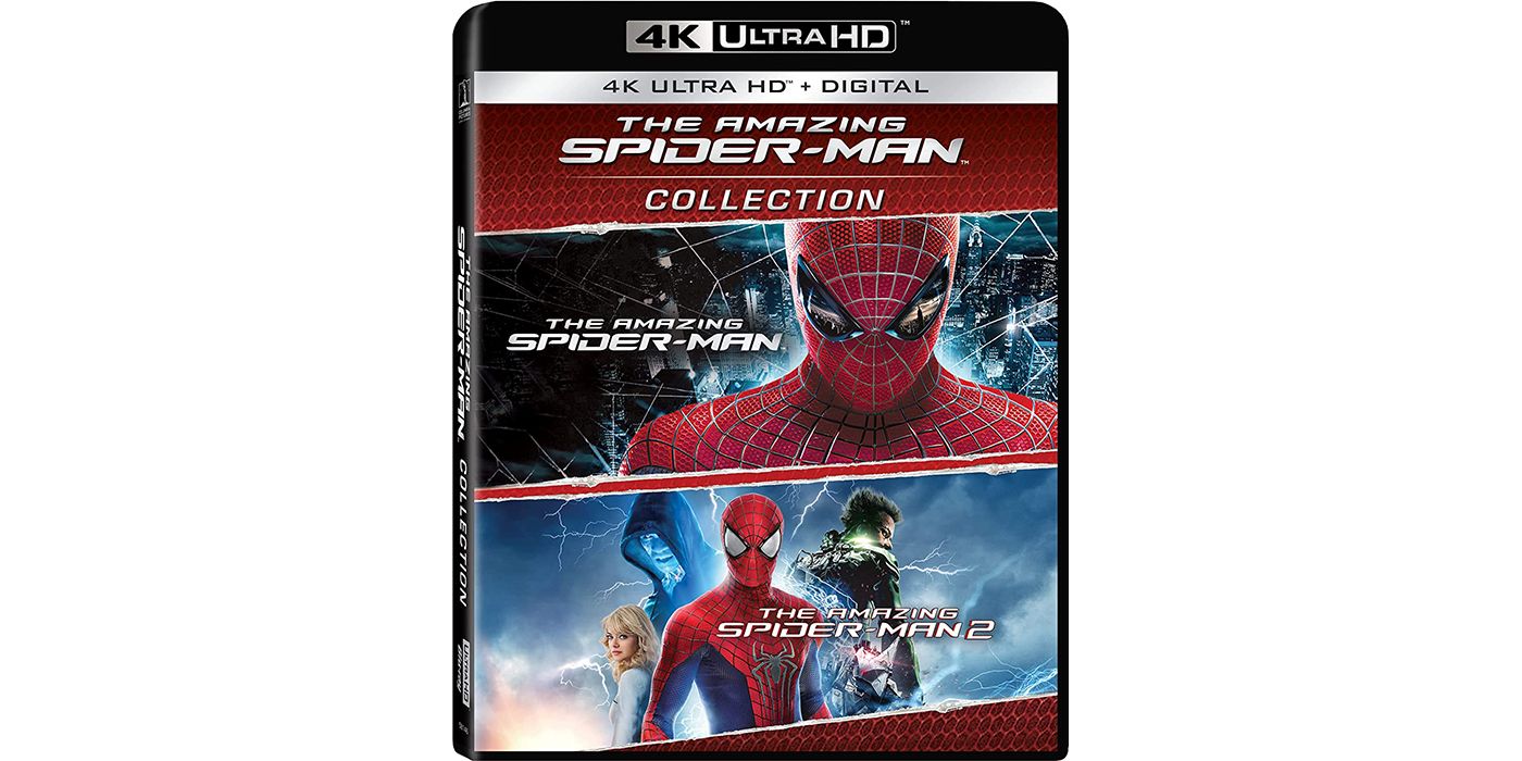 The Amazing Spider-Man movies on Blu-ray.