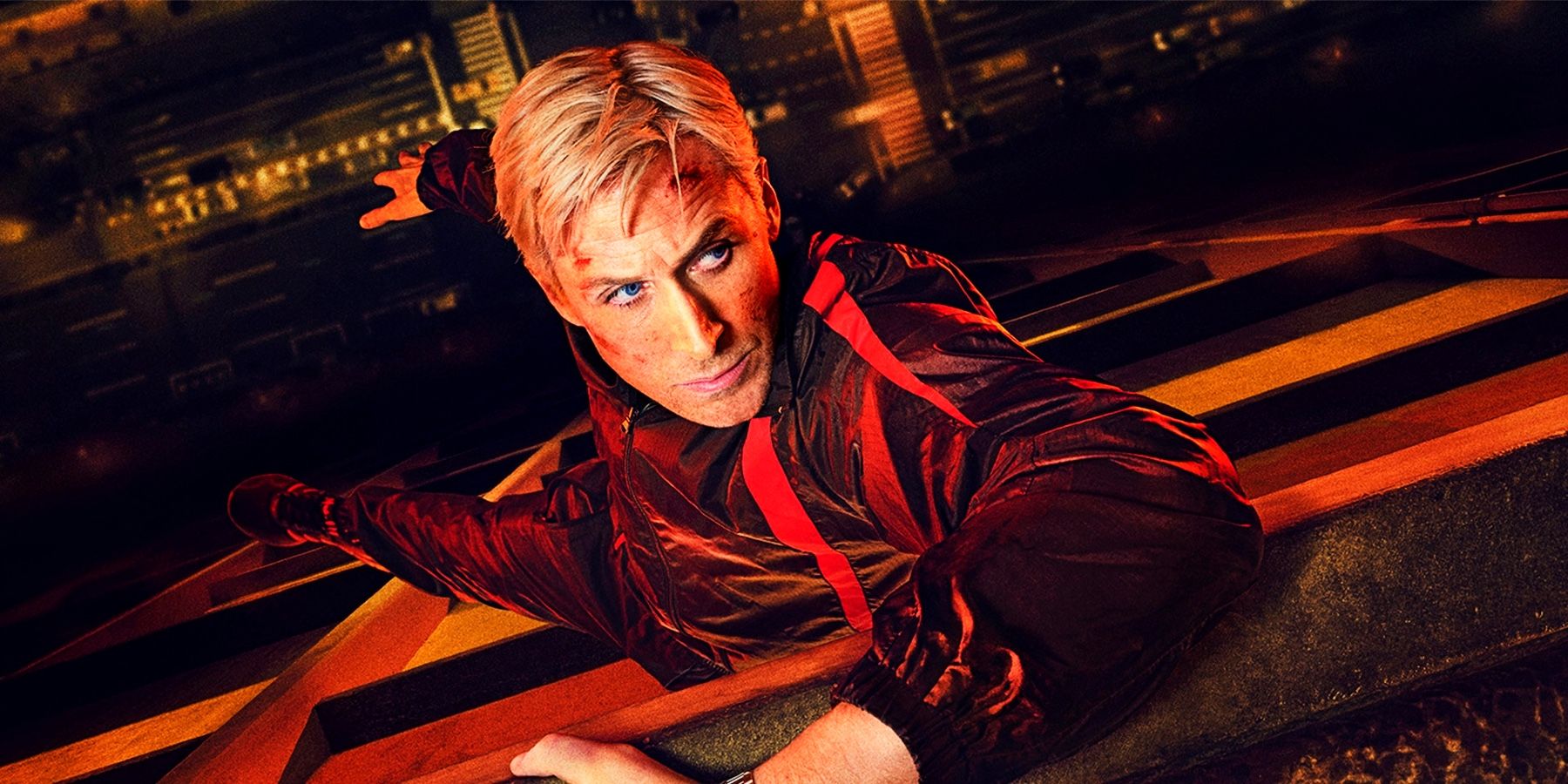 Ryan Gosling as Six in a tracksuit in The Gray Man