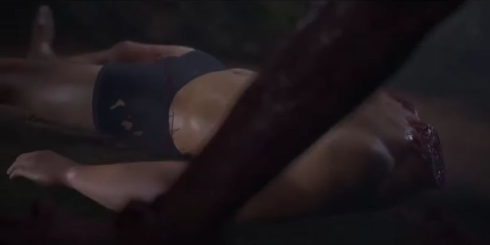 A headless Jacob lies dead in The Quarry