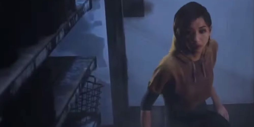 Kaitlyn is trapped in the freezer in The Quarry
