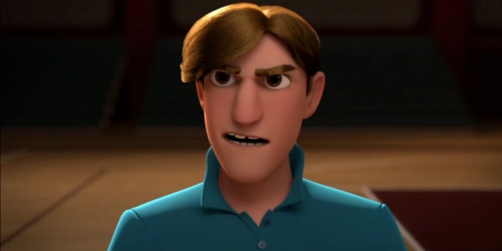 Steve stands on the basketball court in Trollhunters: Rise of the Titans