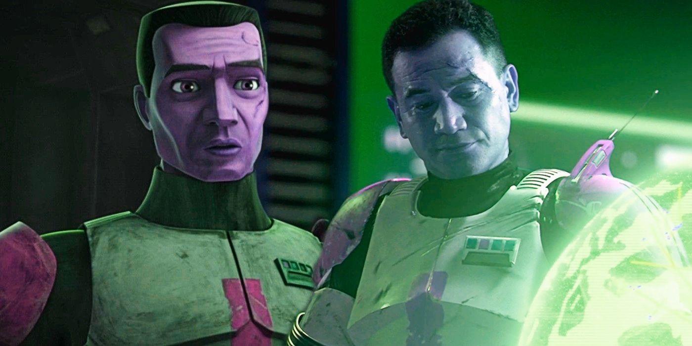 temuera morrison as commander cody in revenge of the sith and clone wars