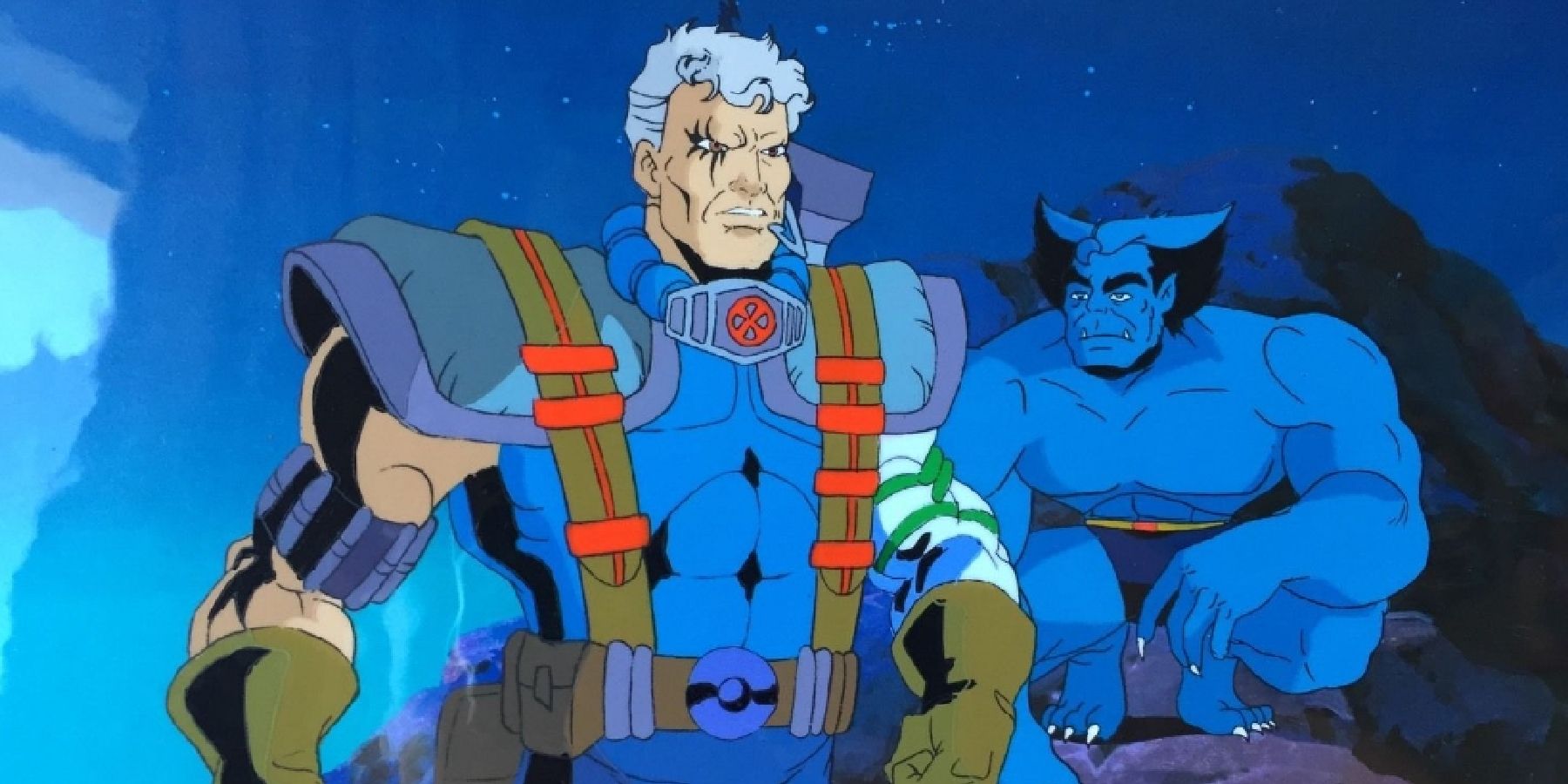 Cable and Beast in X-Men: The Animated Series