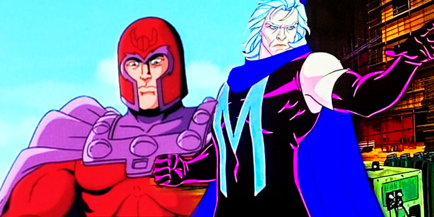 Magneto in the original X-Men animated series and Magneto's return in X-Men '97