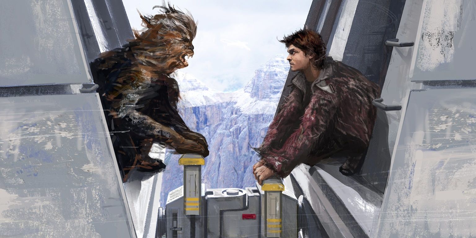 Solo robs fuel from a train in Solo - A Star Wars Story