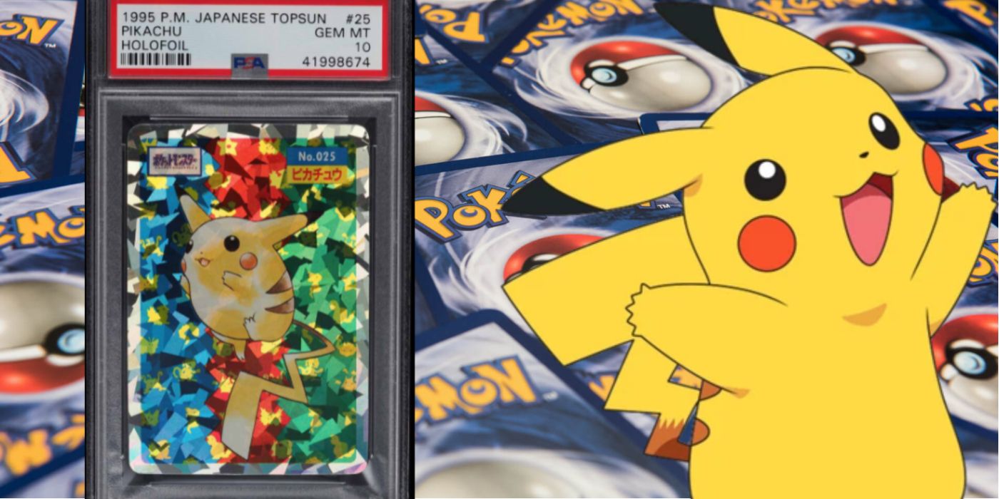 1995-Japonês-Topsun-Prism-Pikachu- cartão
